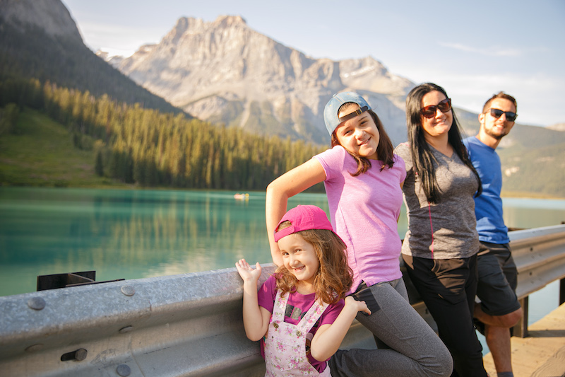 Me and my family visiting Banff